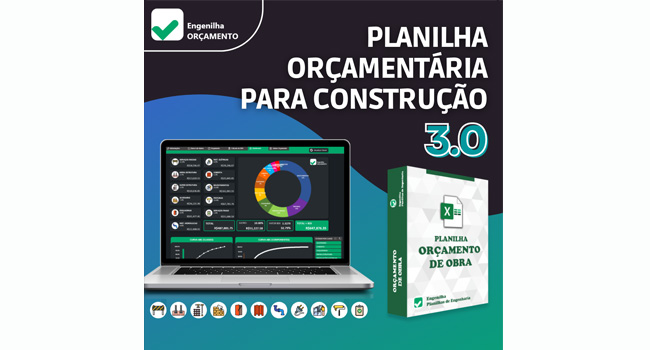 Planilha Orçamentária para Construção 3.0 - Engenilha