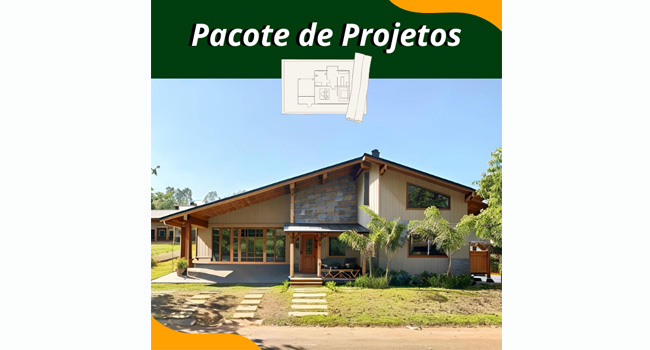 Pacote Exclusivo de Projetos para Casas de Campo